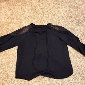 Long Sleeve Black Top